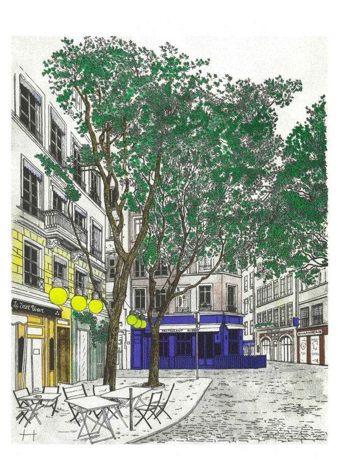 Affiche Thibaud Herem "Dans Ma Rue"