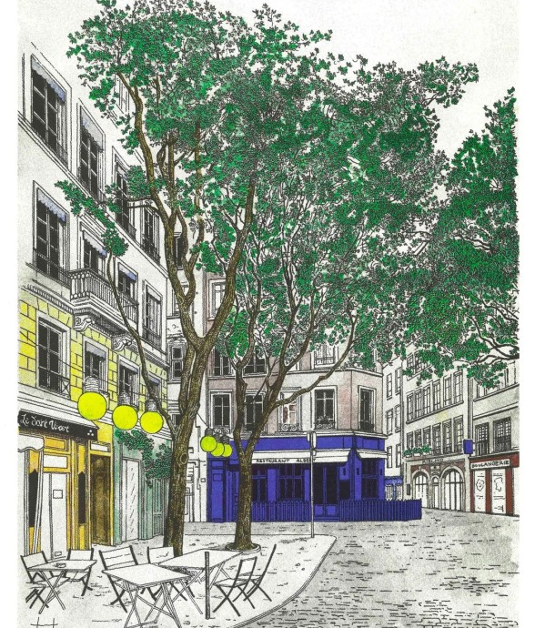 Affiche Thibaud Herem "Dans...