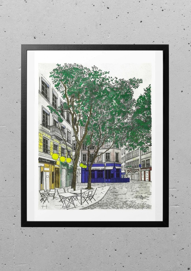 Affiche Thibaud Herem "Dans Ma Rue"