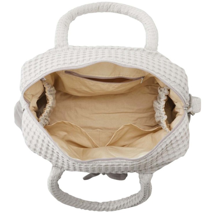Sac à langer en coton gaufré
