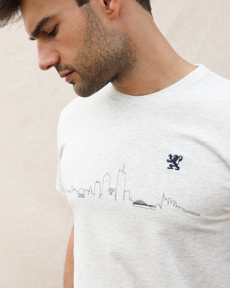 Tee-shirt Skyline Maison FT x Ville de Lyon Coton bio