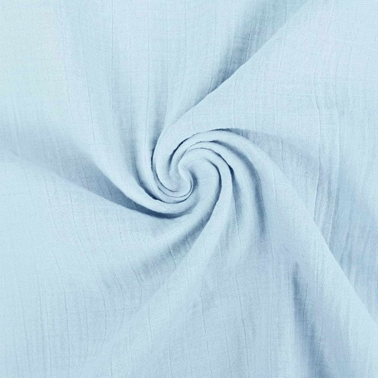 Tissu double gaze à carreaux, au mètre par 50 cm