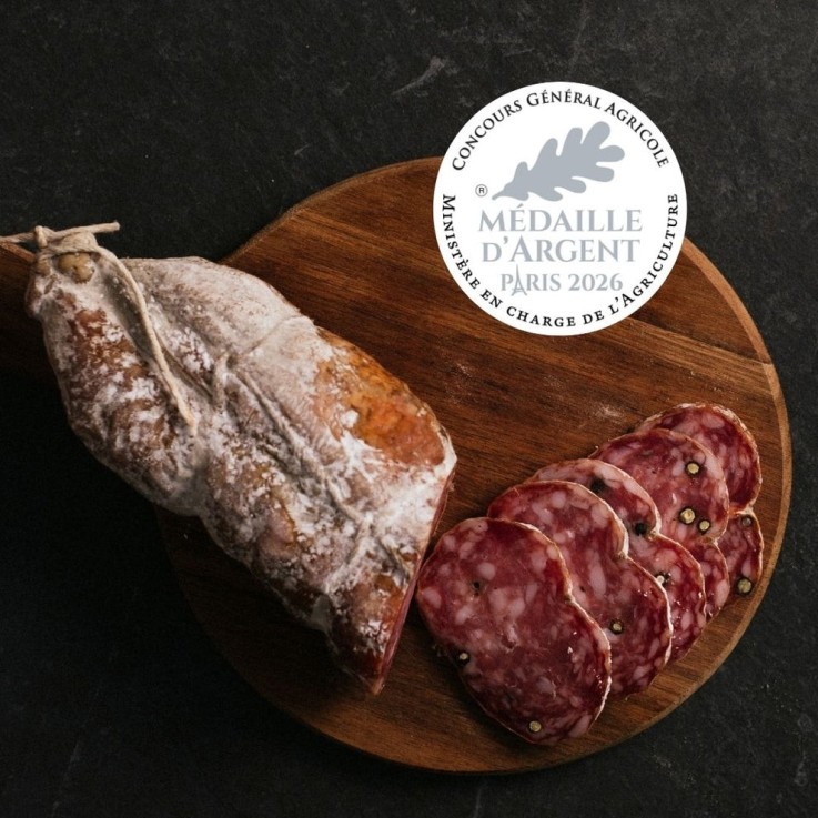 Saucisson sec Bridé au Saint-Joseph de l'Ardèche (280g)