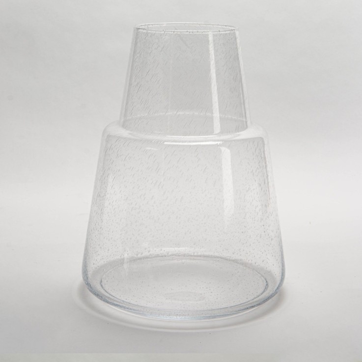 Vase bulle volcano 25 cm en verre