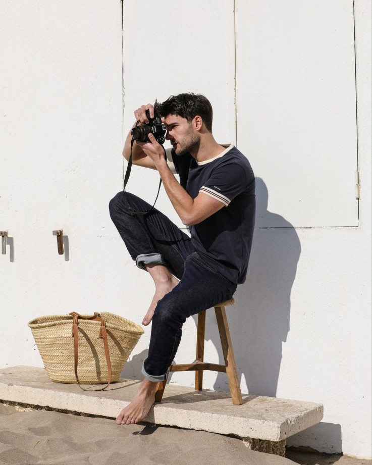 Tee-shirt Constant Maison FT x Saint James Coton bio