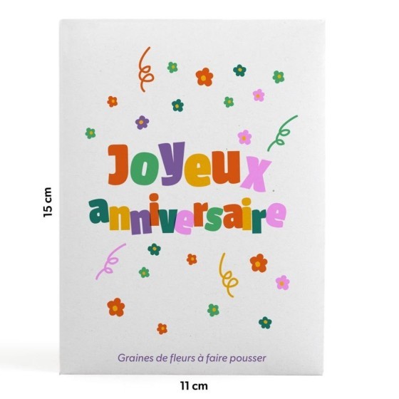 Sachet message - Joyeux anniversaire