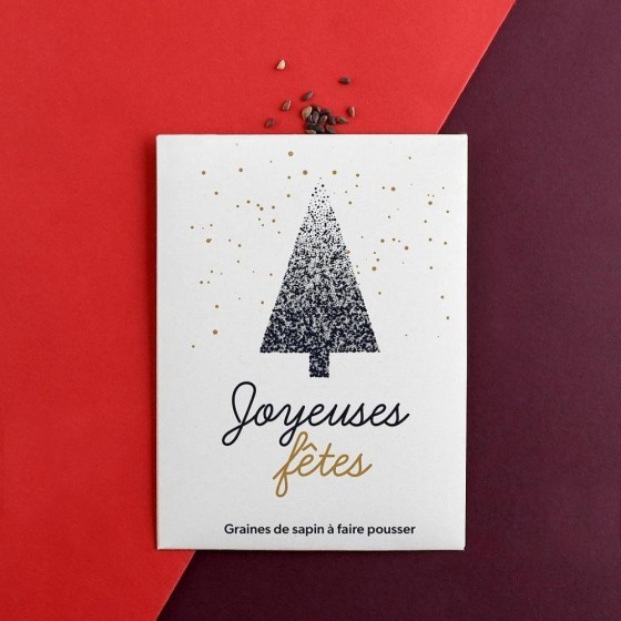 Sachet message - Joyeuses fêtes
