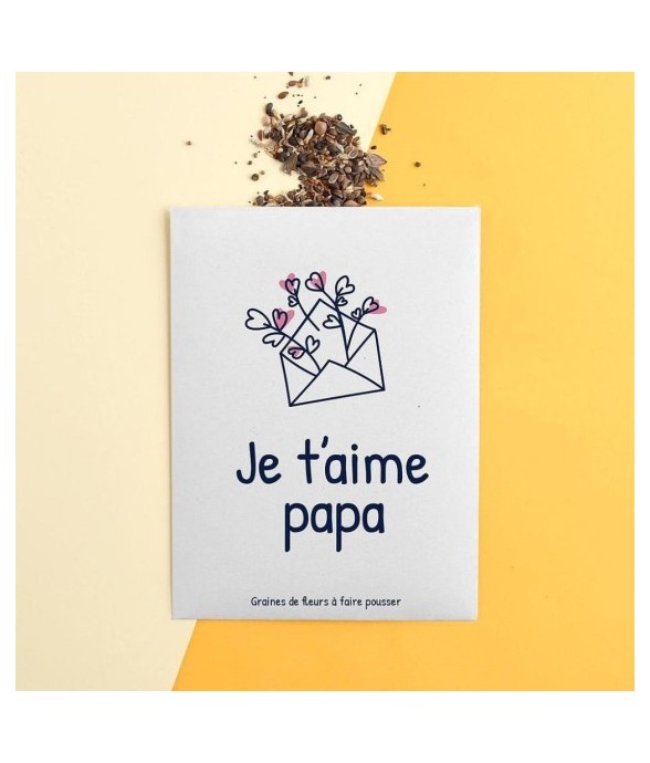 Sachet message - Papa je...