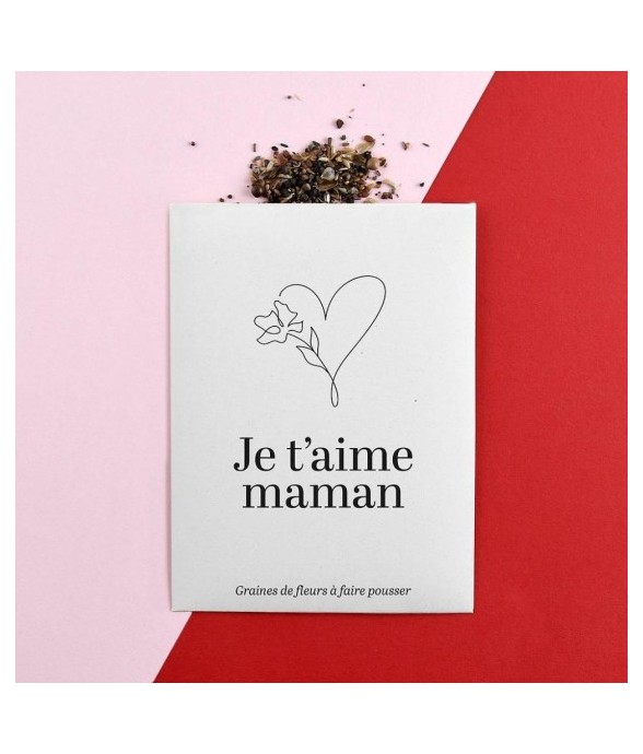 Sachet message - Maman je...