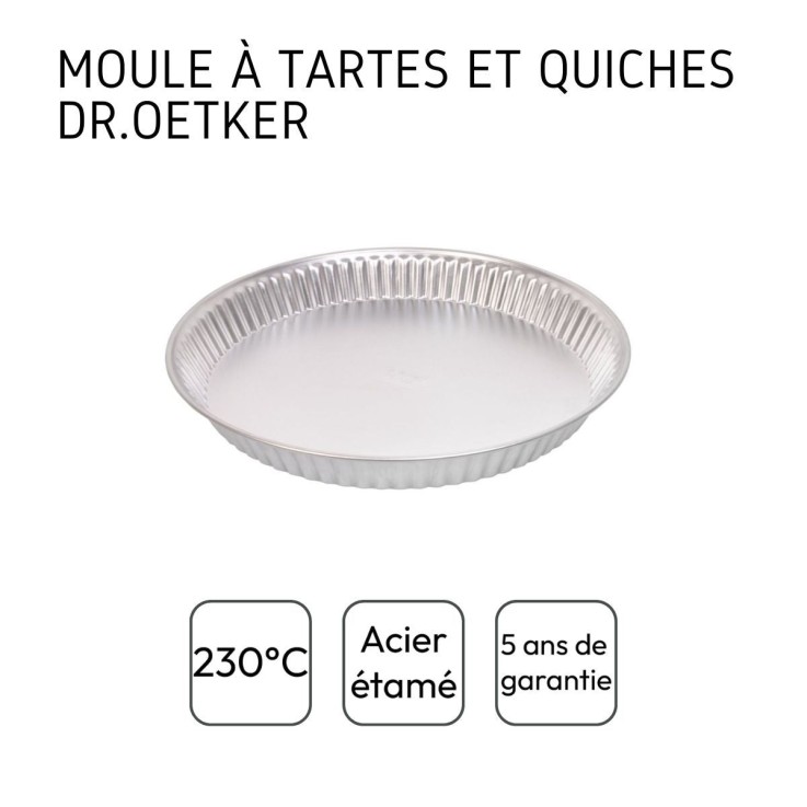 Moule à quiche lorraine 30 cm Dr. Oetker Classics