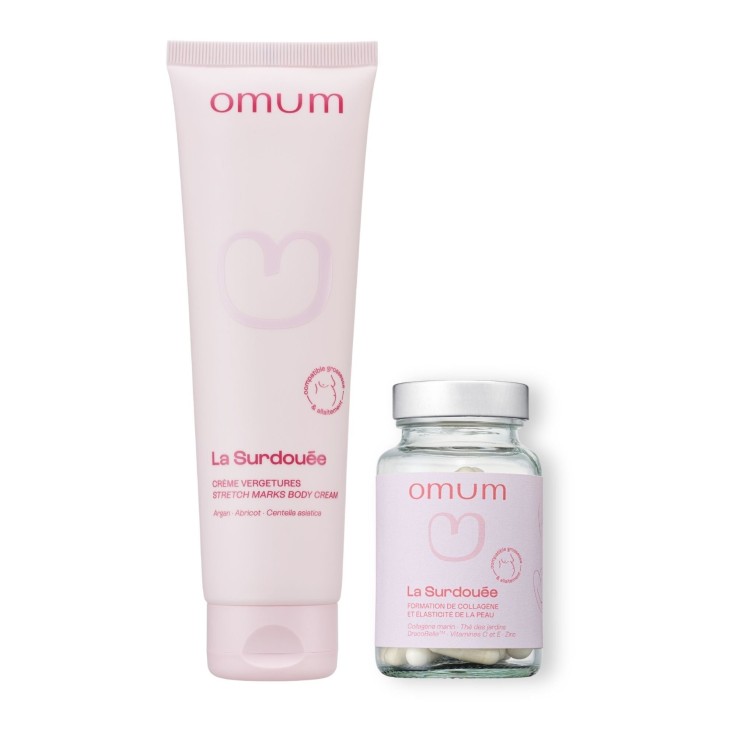 Duo In & Out vergetures grossesse Crème & Complément (60 gélules)