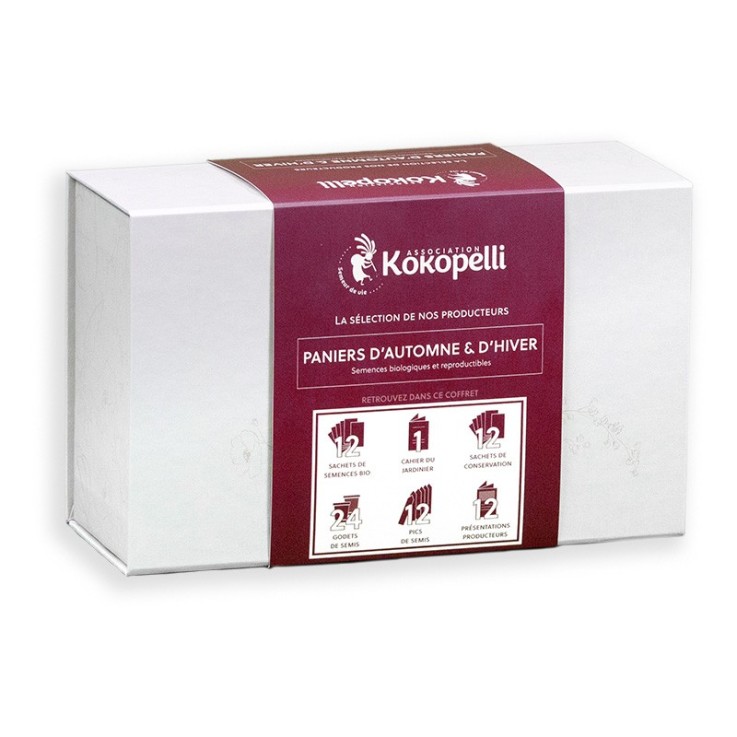 Coffret de graines Bio Paniers d'automne & d'hiver - La sélection des producteurs