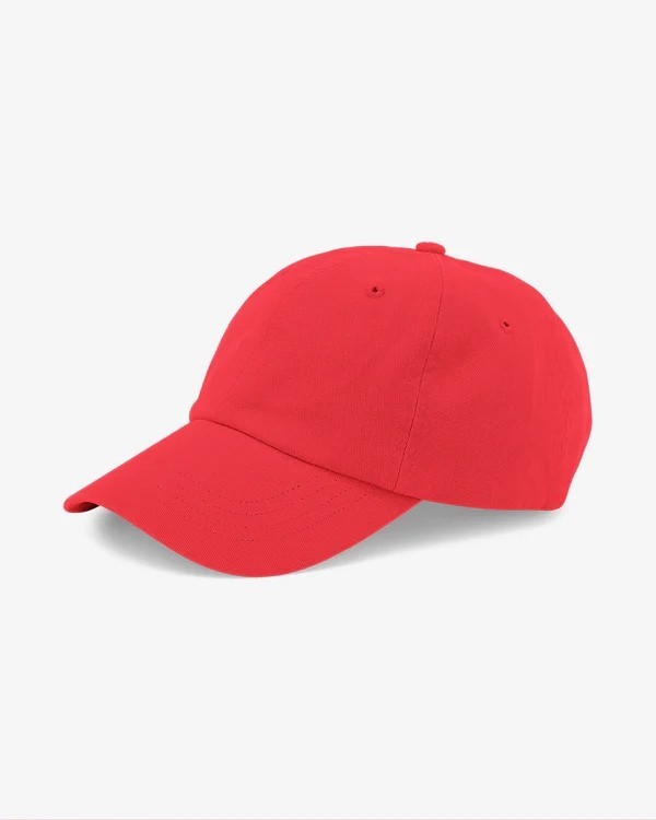 Casquette Red Tangerine en Coton Bio