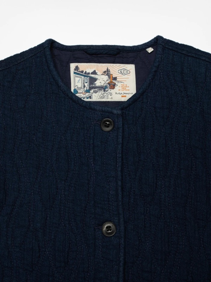 Veste Sandra Indigo Quilt Jean