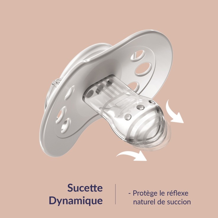 Lot de 2 sucettes dynamique Difrax Lovi BOTANIC
