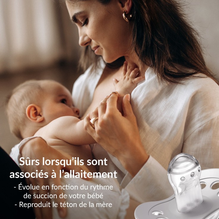 Lot de 2 sucettes dynamique Difrax Lovi HARMONY