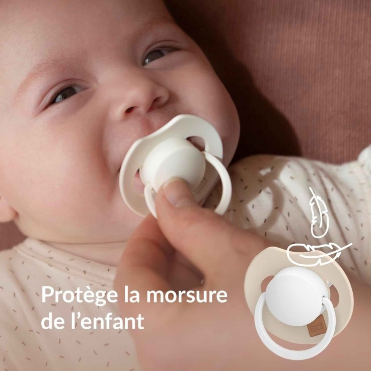 Sucette bébé dynamique phosphorescente lot de 2 Prime Glow