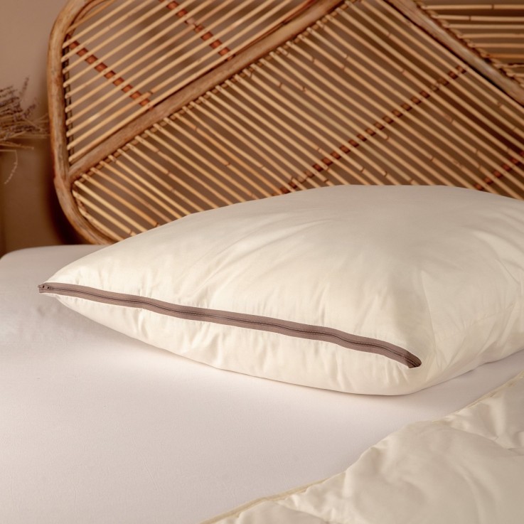 Oreiller Moelleux Maui Enveloppe Coton Bio