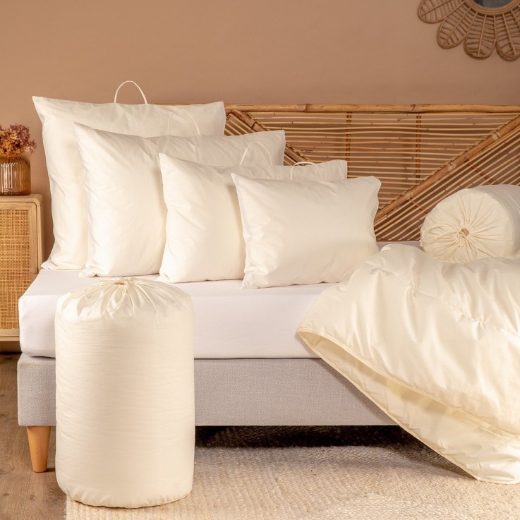 Oreiller Moelleux Maui Enveloppe Coton Bio
