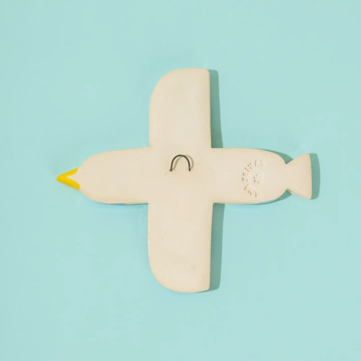 Céramique Oiseau Bird Baby Blue