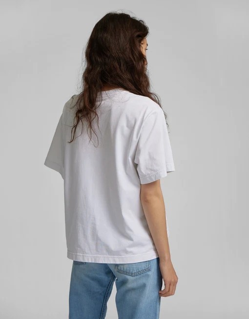 Tee-Shirt Oversized Pearly Purple Coton Bio