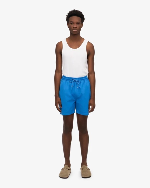 Short Twill Pacific Blue Coton Bio