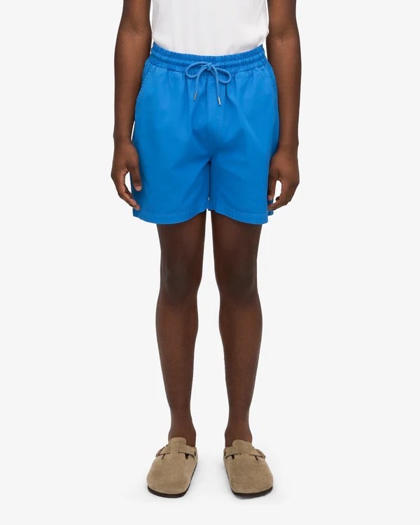 Short Twill Pacific Blue Coton Bio