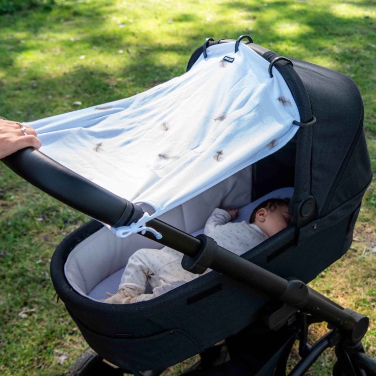 Pare-soleil universel poussette et siège auto UV UPF50+ Plumes