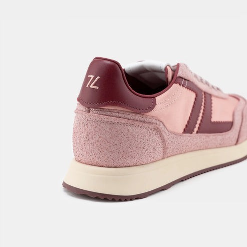 Baskets Omega Vegan Matière recyclée Rose