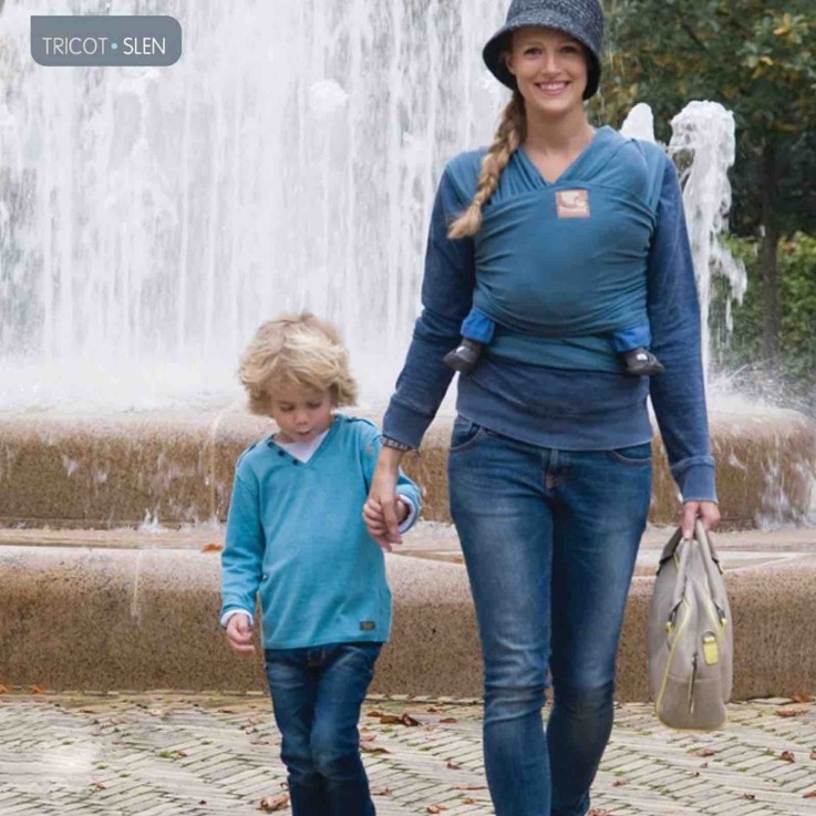 Écharpe de portage Tricot Slen en Bambou