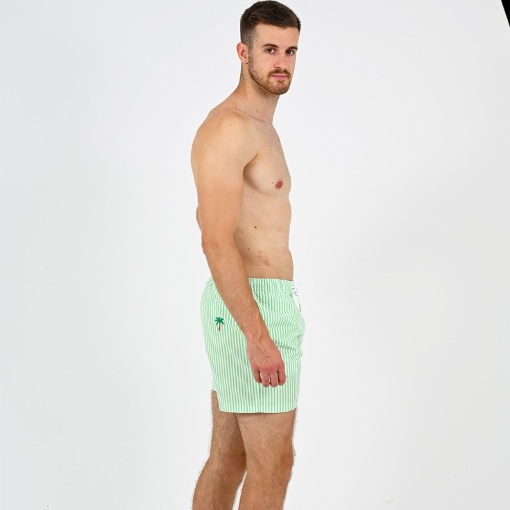 Short de bain L'Exotique rayé