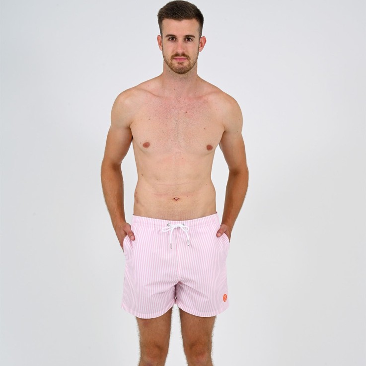Short de bain Le Solaire rayé