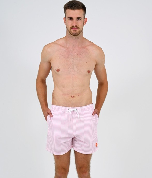 Short de bain Le Solaire rayé