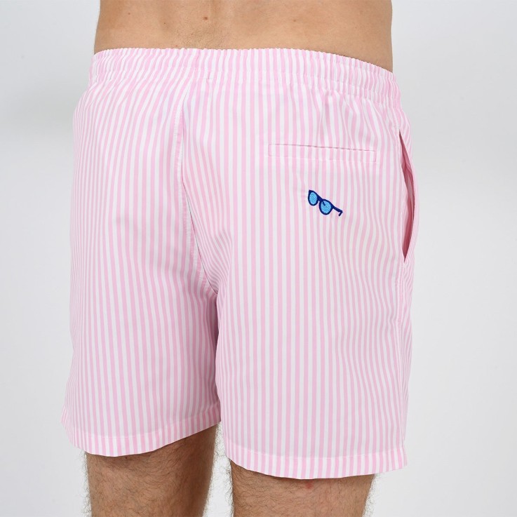 Short de bain Le Solaire rayé