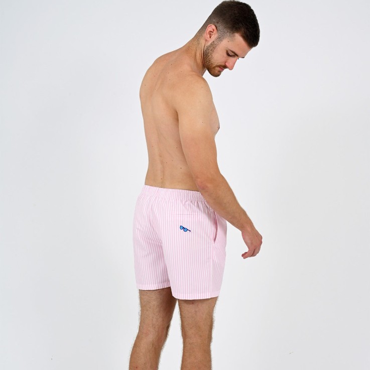 Short de bain Le Solaire rayé