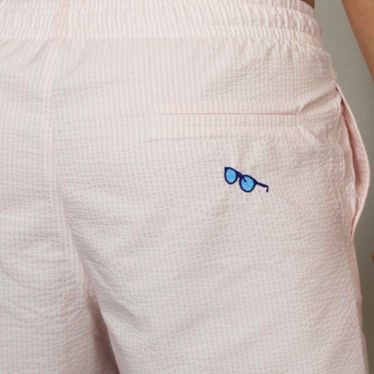 Short de bain Le Solaire Seersucker