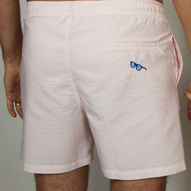 Short de bain Le Solaire Seersucker