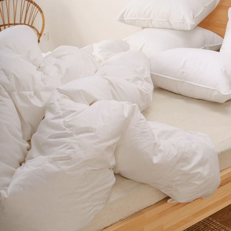 Couette hiver en plume et duvet