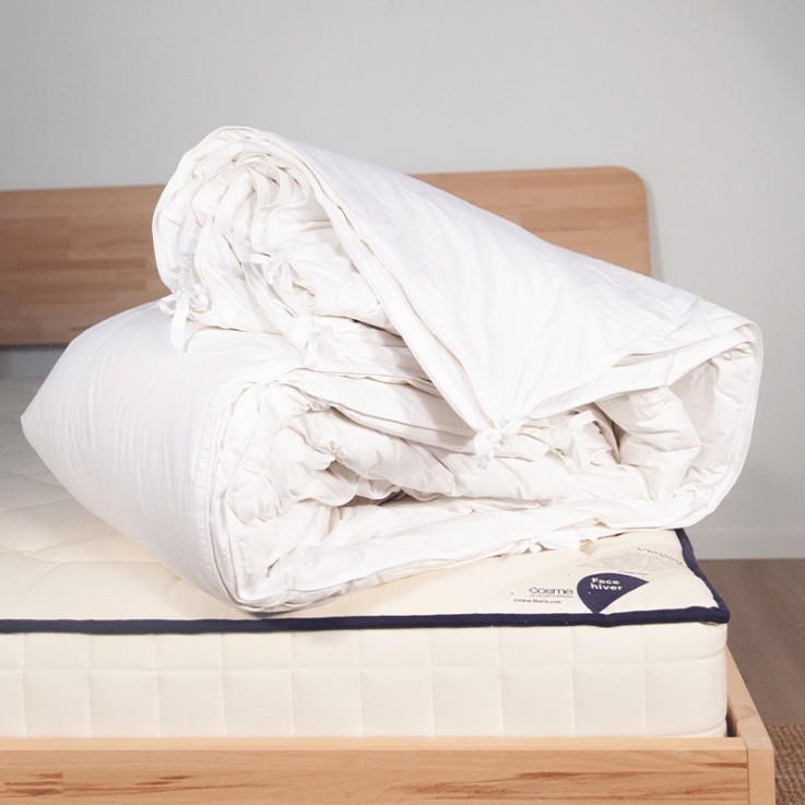 Couette 4 saison en plume et duvet