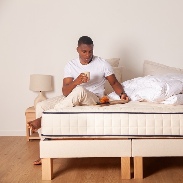 Matelas 100 % naturel latex et fibre de coco - très ferme