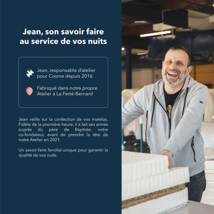 Matelas 100 % naturel latex et fibre de coco - très ferme