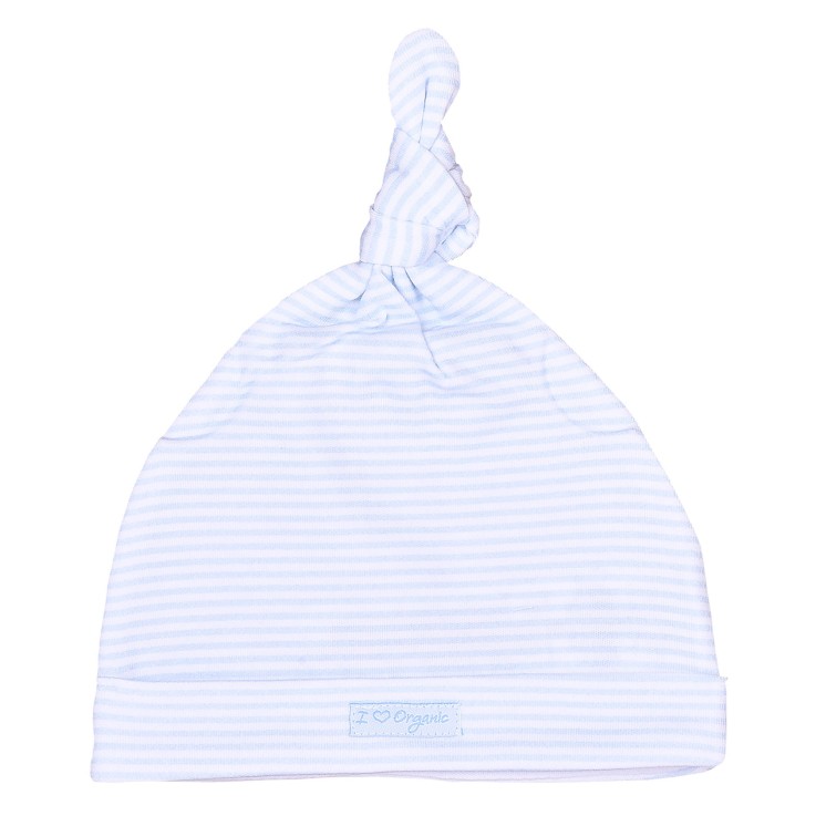 Bonnet naissance en coton bio GOTS