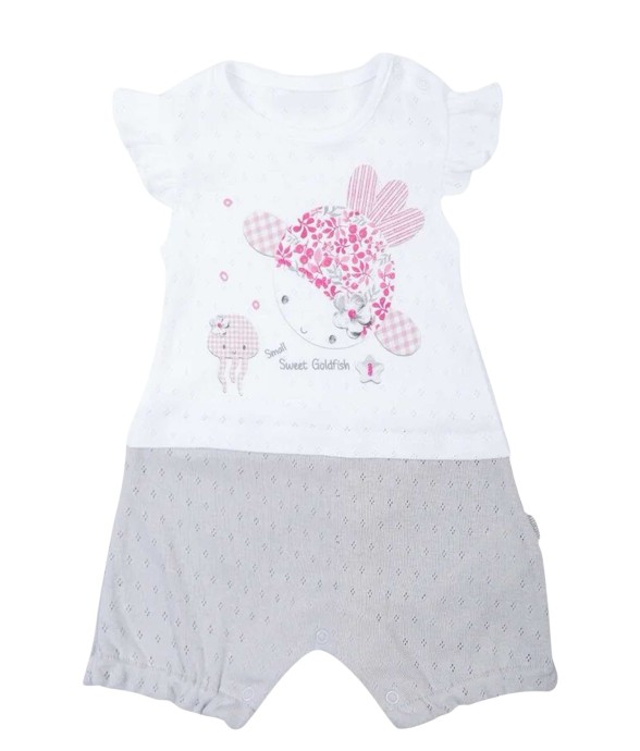 Combishort bébé en coton...