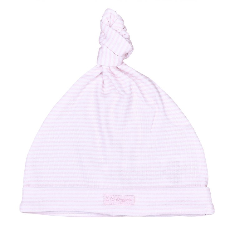 Bonnet naissance en coton bio GOTS