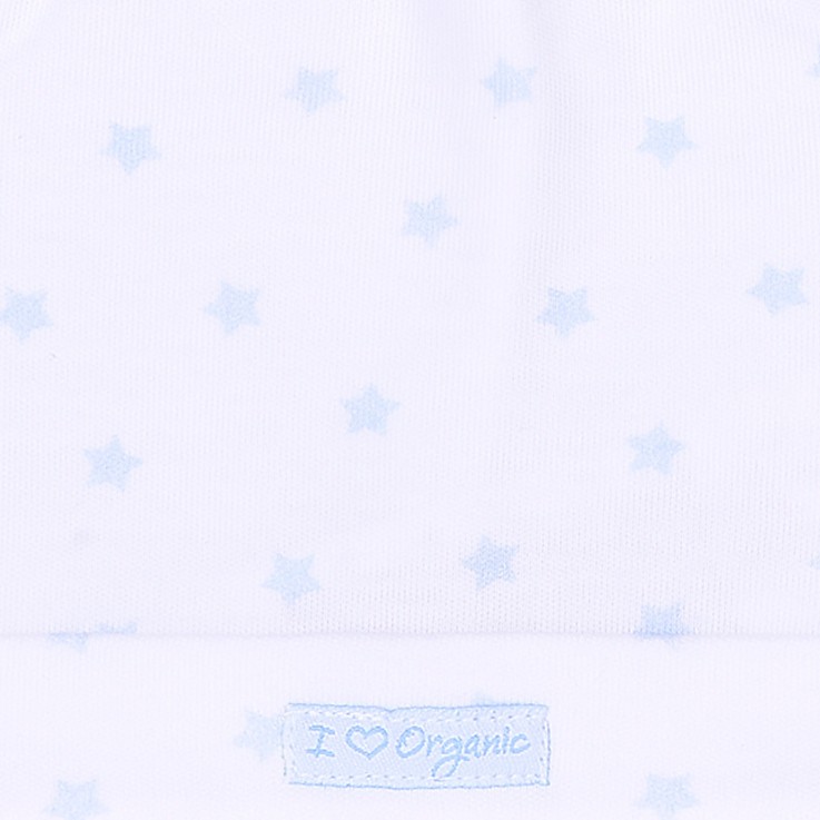 Bonnet naissance en coton bio GOTS