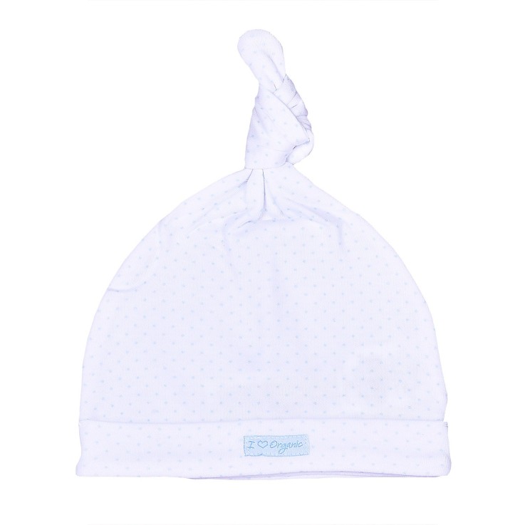 Bonnet naissance en coton bio GOTS