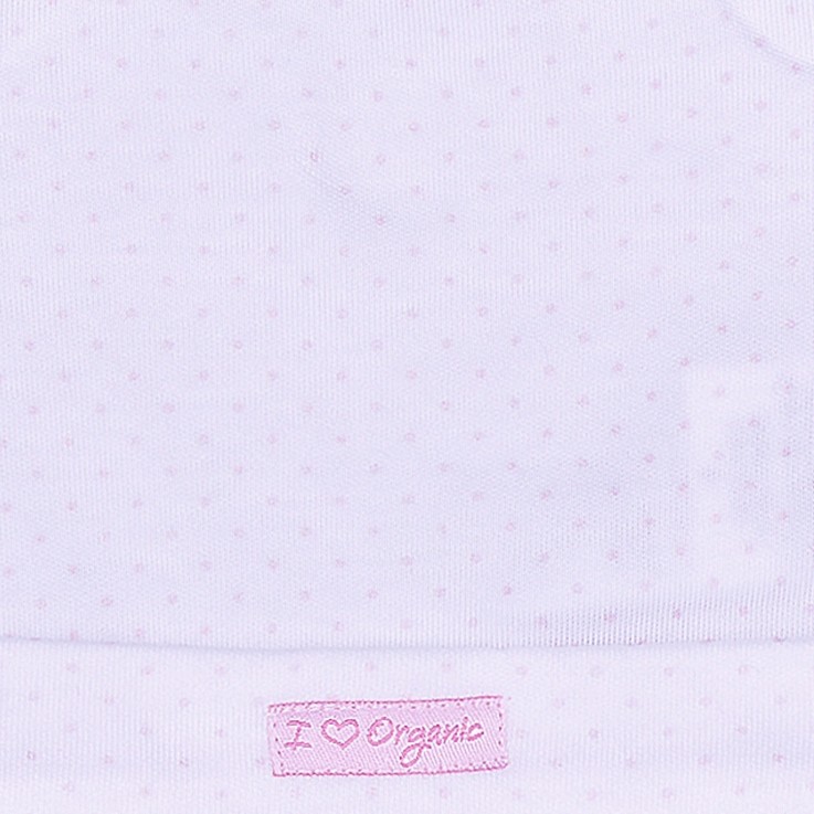 Bonnet naissance en coton bio GOTS