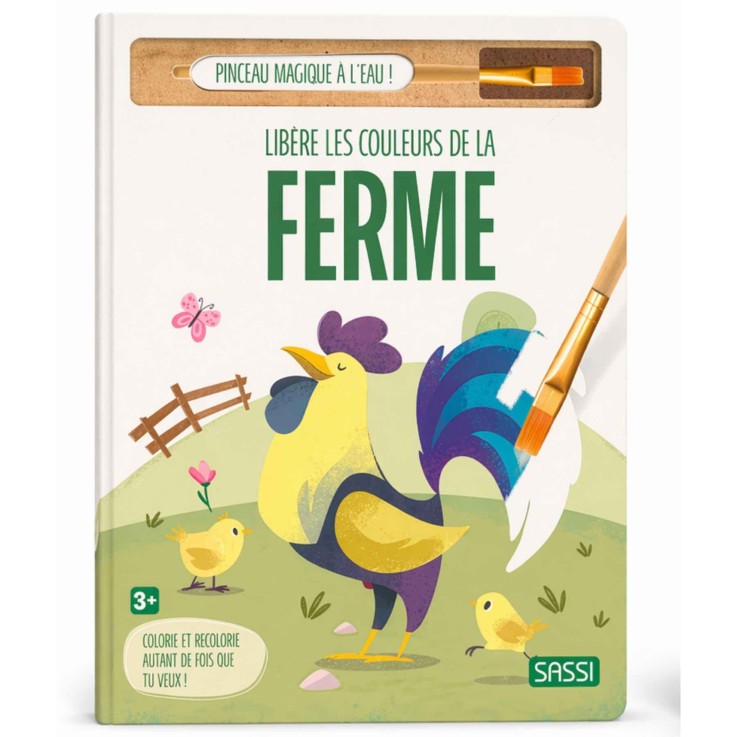 Coloriage à l'eau pinceau magique - ferme