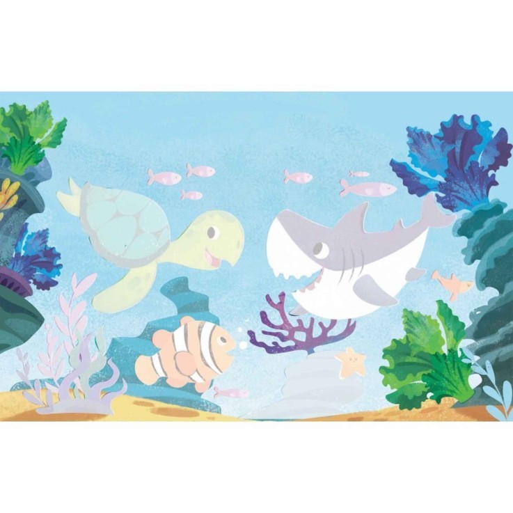 Coloriage à l'eau pinceau magique - mer