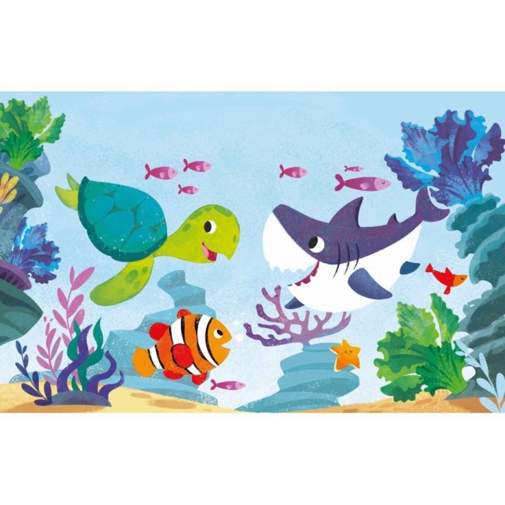 Coloriage à l'eau pinceau magique - mer